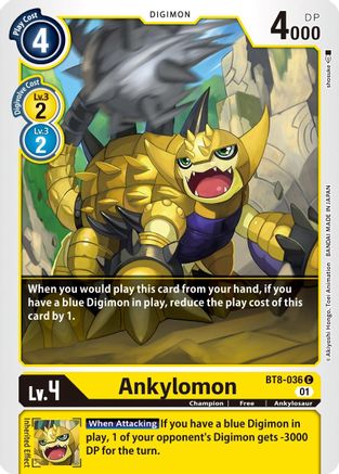 Ankylomon (BT8-036) [New Awakening]