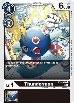 Thundermon (BT8-061) [New Awakening]