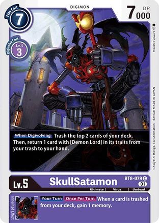 SkullSatamon (BT8-079) [New Awakening]