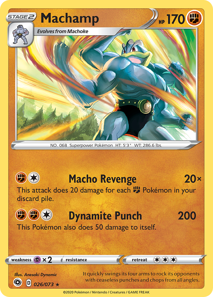 Machamp [Champion's Path] Reverse Holofoil - Deck Out Gaming