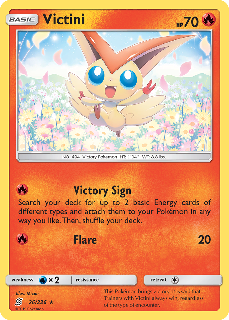 Victini (26/236) [Sun & Moon: Unified Minds] - Deck Out Gaming