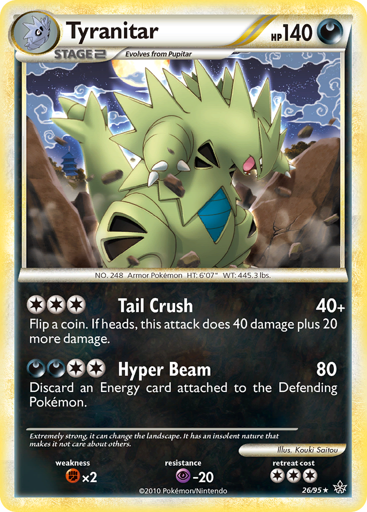 Tyranitar (26) [Unleashed] Reverse Holofoil - Deck Out Gaming