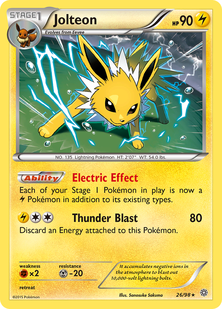 Jolteon (26) [XY - Ancient Origins] - Deck Out Gaming