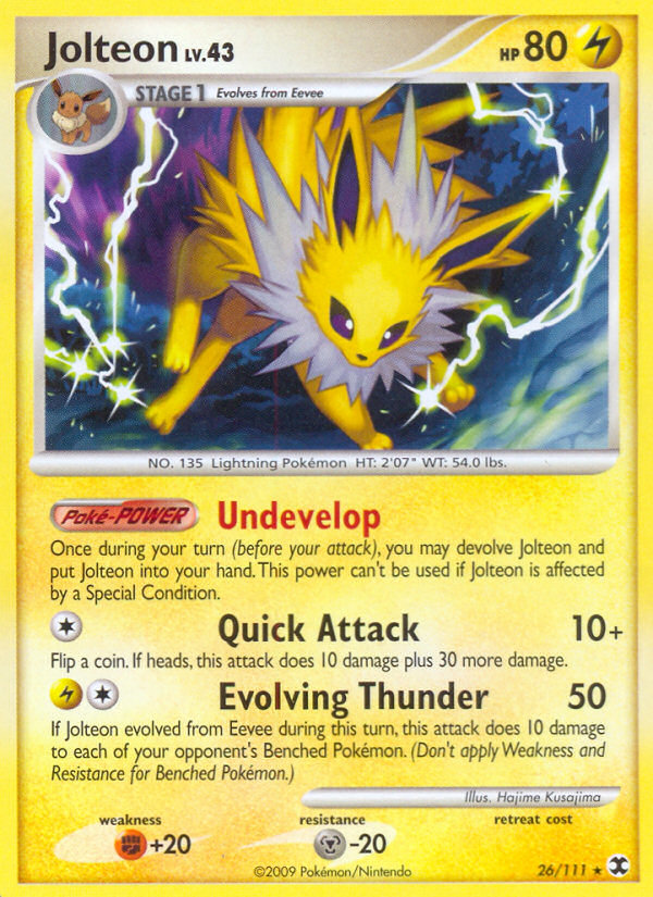 Jolteon (26) [Rising Rivals] Reverse Holofoil - Deck Out Gaming