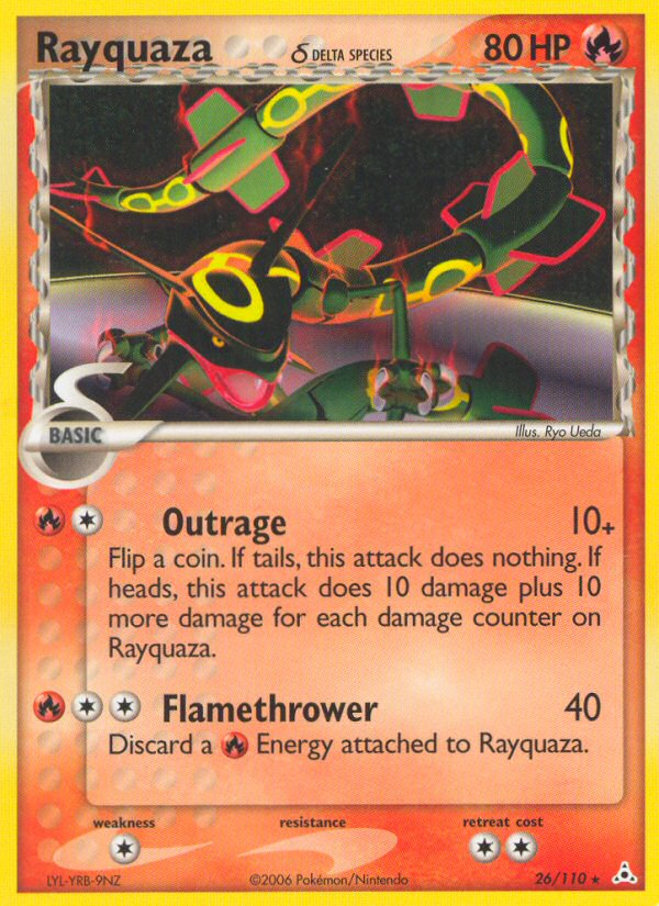 Rayquaza (26 - Delta Species) (26) [Holon Phantoms] - Deck Out Gaming