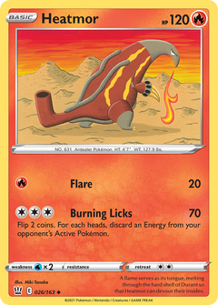 Heatmor [SWSH05: Battle Styles] Reverse Holofoil - Deck Out Gaming