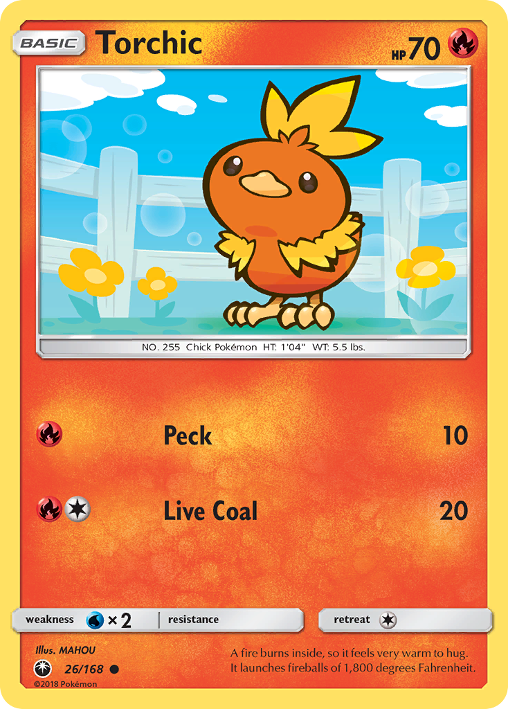 Torchic (26) (26) [SM - Celestial Storm] Reverse Holofoil - Deck Out Gaming