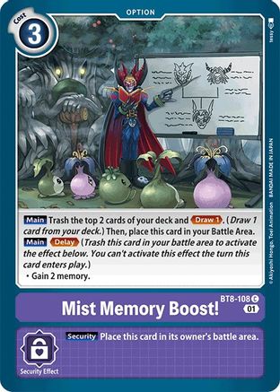 Mist Memory Boost! (BT8-108) [New Awakening]