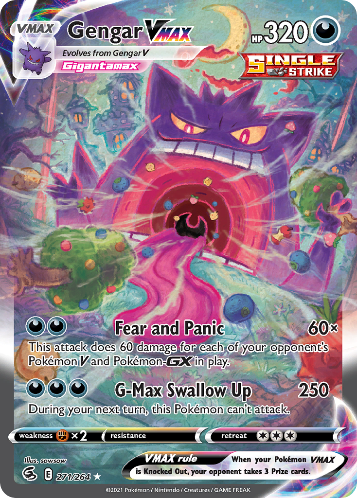 Gengar VMAX (271/264) [Sword & Shield: Fusion Strike] - Deck Out Gaming