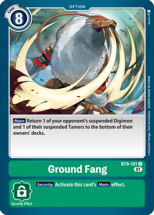 Ground Fang (BT9-101) [X Record]