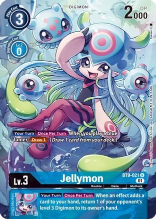 Jellymon (Alternate Art) (BT9-021) [X Record] Foil