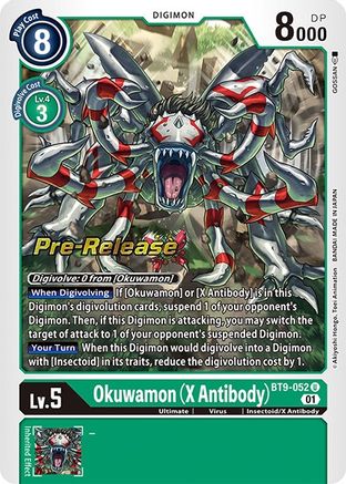 Okuwamon (X Antibody) (BT9-052) [X Record Pre-Release Cards]
