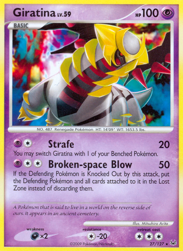 Giratina Lv. 59 (27) [Platinum] Reverse Holofoil - Deck Out Gaming