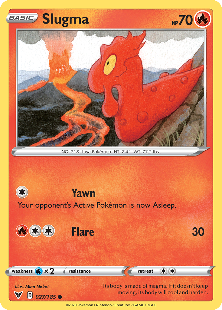 Slugma [SWSH04: Vivid Voltage] Reverse Holofoil - Deck Out Gaming