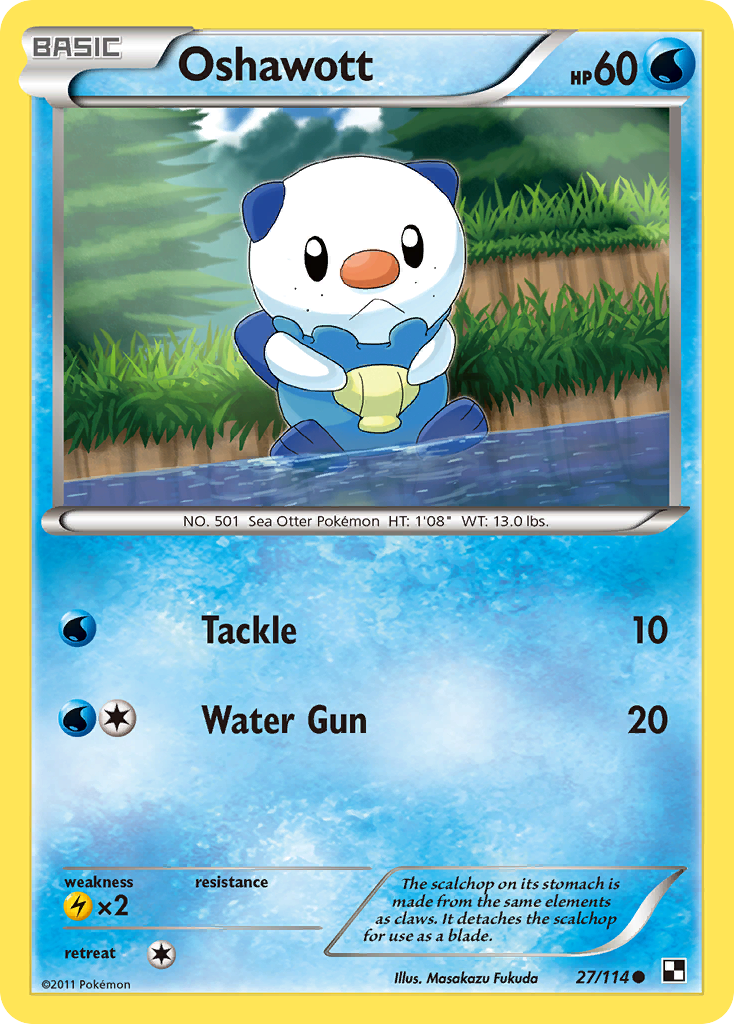 Oshawott [Black & White] - Deck Out Gaming