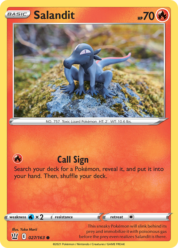 Salandit [SWSH05: Battle Styles] Reverse Holofoil - Deck Out Gaming