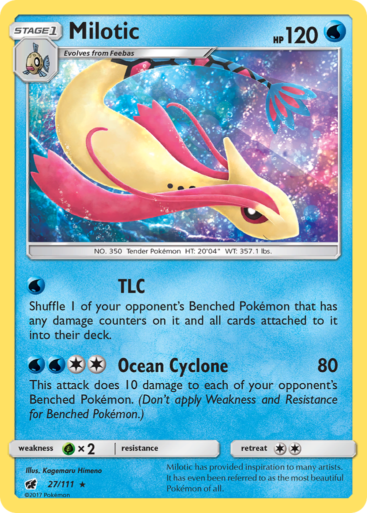Milotic (27) [SM - Crimson Invasion] Reverse Holofoil - Deck Out Gaming