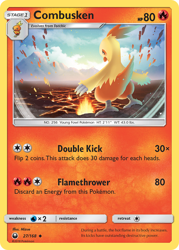 Combusken (27) [SM - Celestial Storm] Reverse Holofoil - Deck Out Gaming
