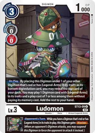 Ludomon (ST13-09) [Starter Deck 13: Ragnaloardmon]