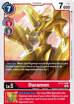 Duramon (ST13-04) [Starter Deck 13: Ragnaloardmon]