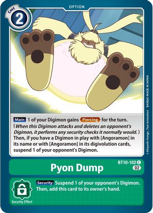 Pyon Dump (BT10-102) [Xros Encounter]