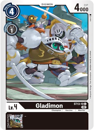 Gladimon (ST13-10) [Starter Deck 13: Ragnaloardmon]