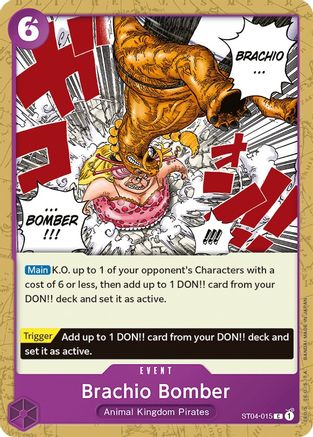 Brachio Bomber (ST04-015) [Starter Deck 4: Animal Kingdom Pirates]
