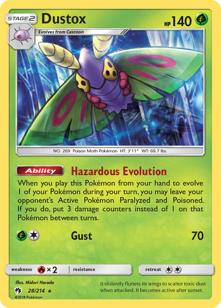 Dustox (28) [SM - Lost Thunder] Reverse Holofoil - Deck Out Gaming