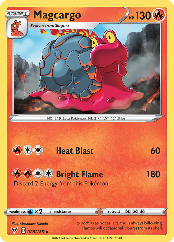 Magcargo [SWSH04: Vivid Voltage] Reverse Holofoil - Deck Out Gaming