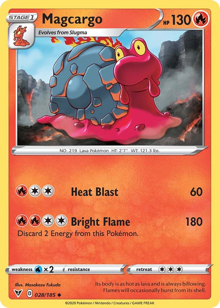 Magcargo [SWSH04: Vivid Voltage] Reverse Holofoil - Deck Out Gaming