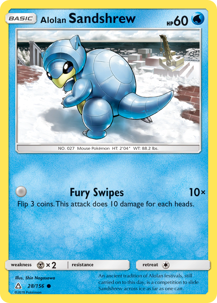 Alolan Sandshrew (28) [SM - Ultra Prism] - Deck Out Gaming