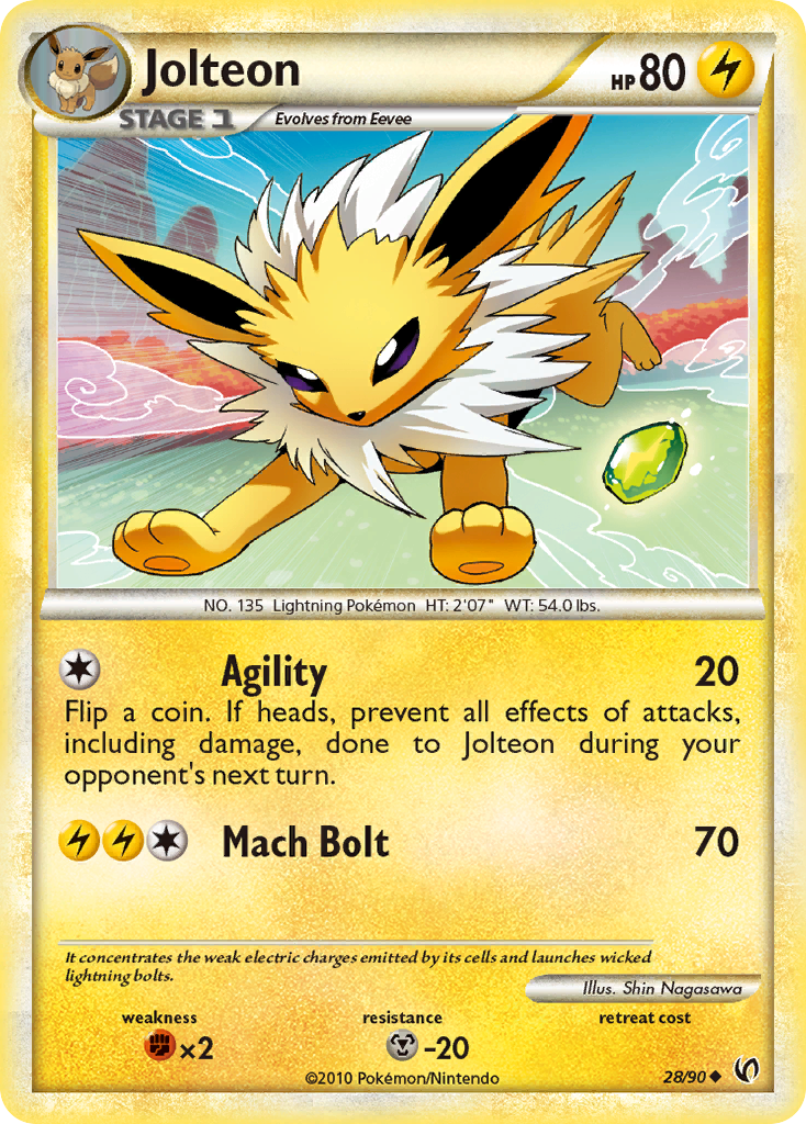 Jolteon (28) [Undaunted] - Deck Out Gaming