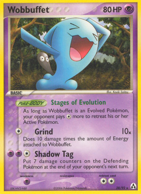 Wobbuffet (28) [Legend Maker] Reverse Holofoil - Deck Out Gaming