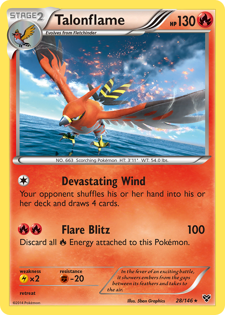 Talonflame (28) [XY Base Set] - Deck Out Gaming