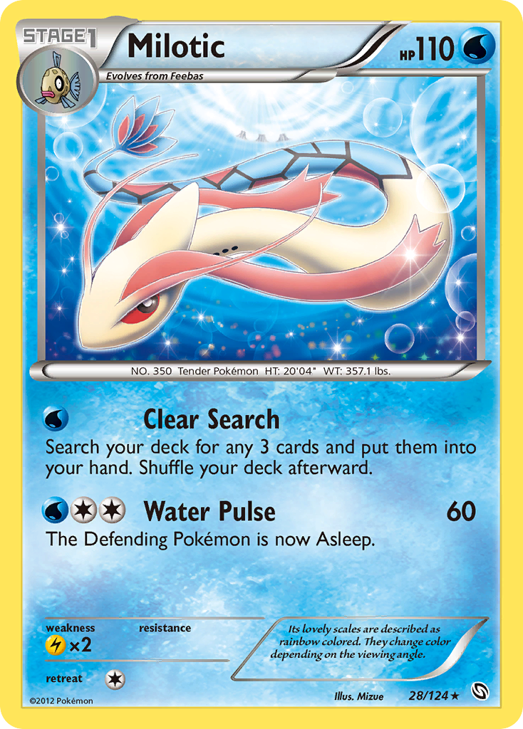 Milotic (28) [Dragons Exalted] Reverse Holofoil