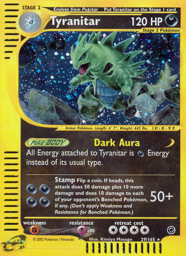 Tyranitar (29) (29) [Expedition] Reverse Holofoil - Deck Out Gaming