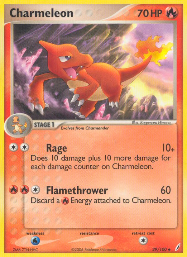 Charmeleon (29/100) (Stamped) [EX: Crystal Guardians] - Deck Out Gaming