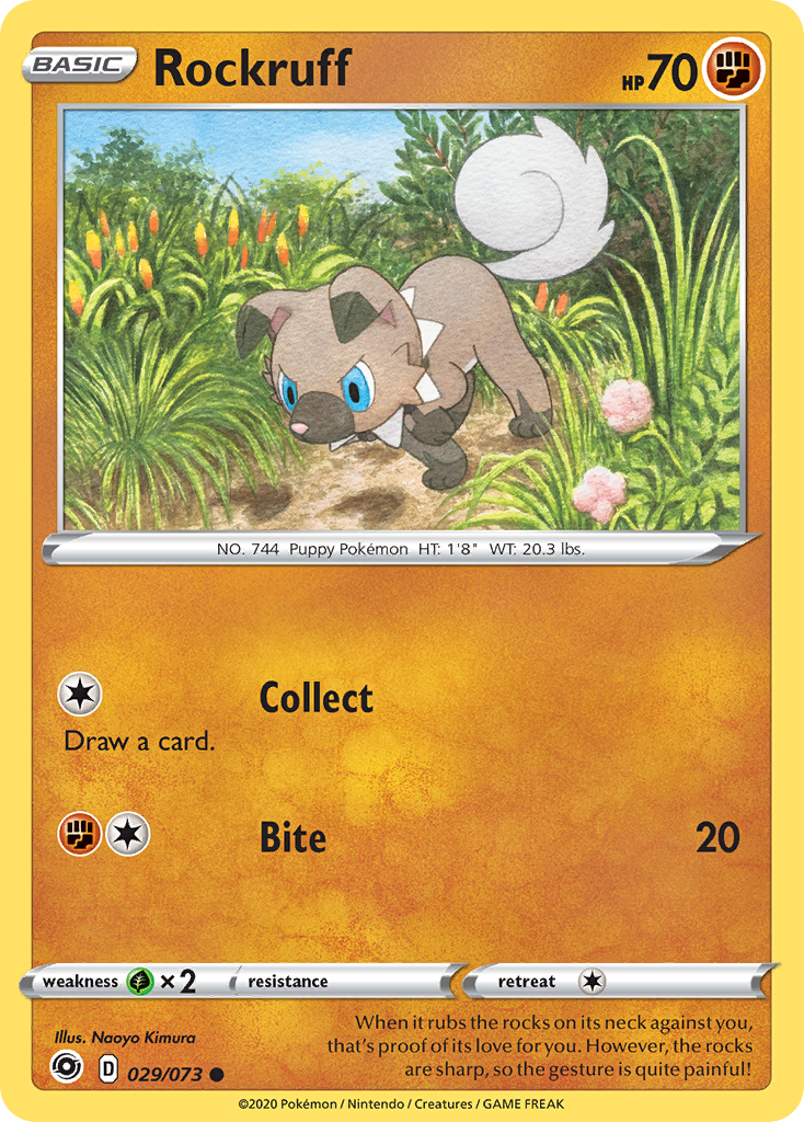 Rockruff [Champion's Path] Reverse Holofoil - Deck Out Gaming