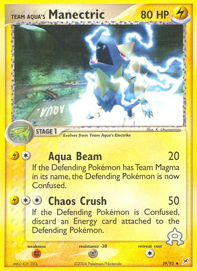 Team Aqua's Manectric (29) (29) [Team Magma vs Team Aqua] - Deck Out Gaming