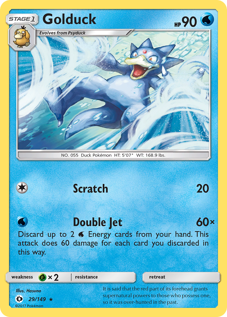 Golduck (29) [SM Base Set] Reverse Holofoil - Deck Out Gaming