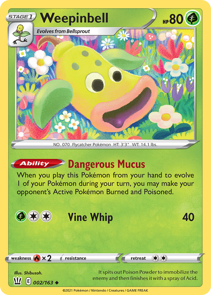 Weepinbell [SWSH05: Battle Styles] Reverse Holofoil - Deck Out Gaming