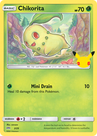 Chikorita [McDonald's 25th Anniversary Promos] Holofoil - Deck Out Gaming