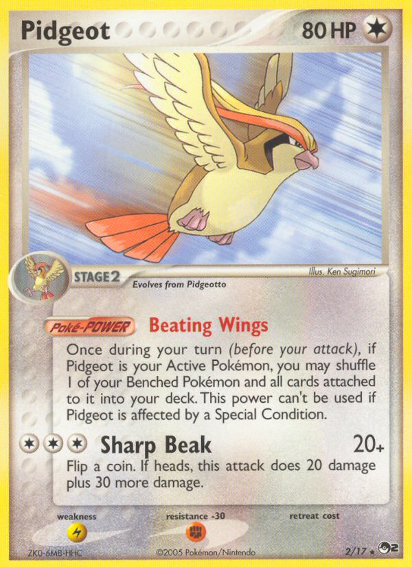 Pidgeot (2) [POP Series 2] Holofoil - Deck Out Gaming