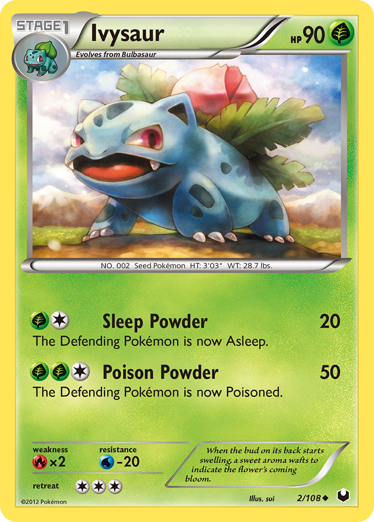 Ivysaur (2) [Dark Explorers] Reverse Holofoil - Deck Out Gaming