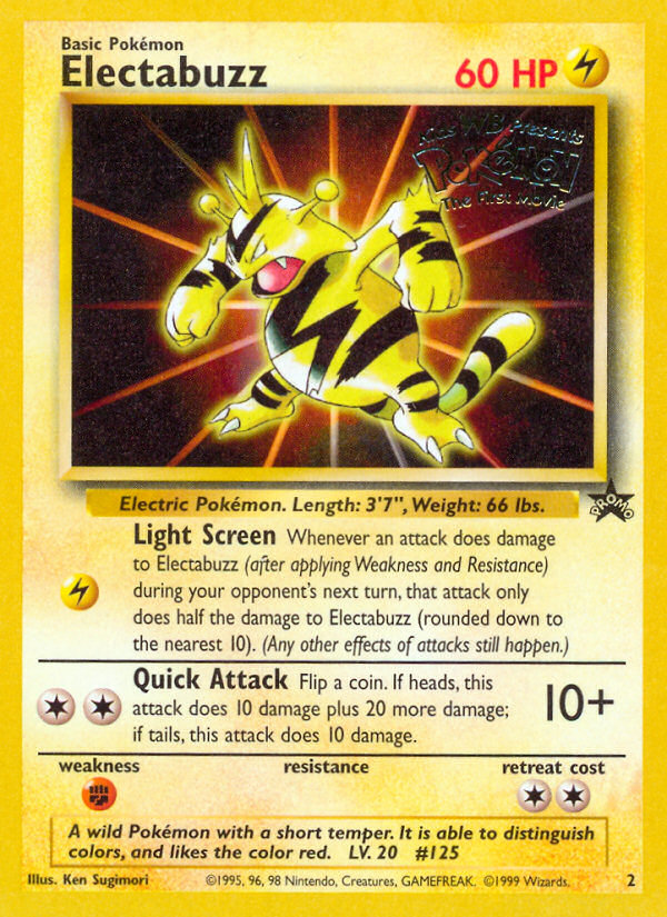 Electabuzz (Movie Promo) (2) [WoTC Promo] - Deck Out Gaming