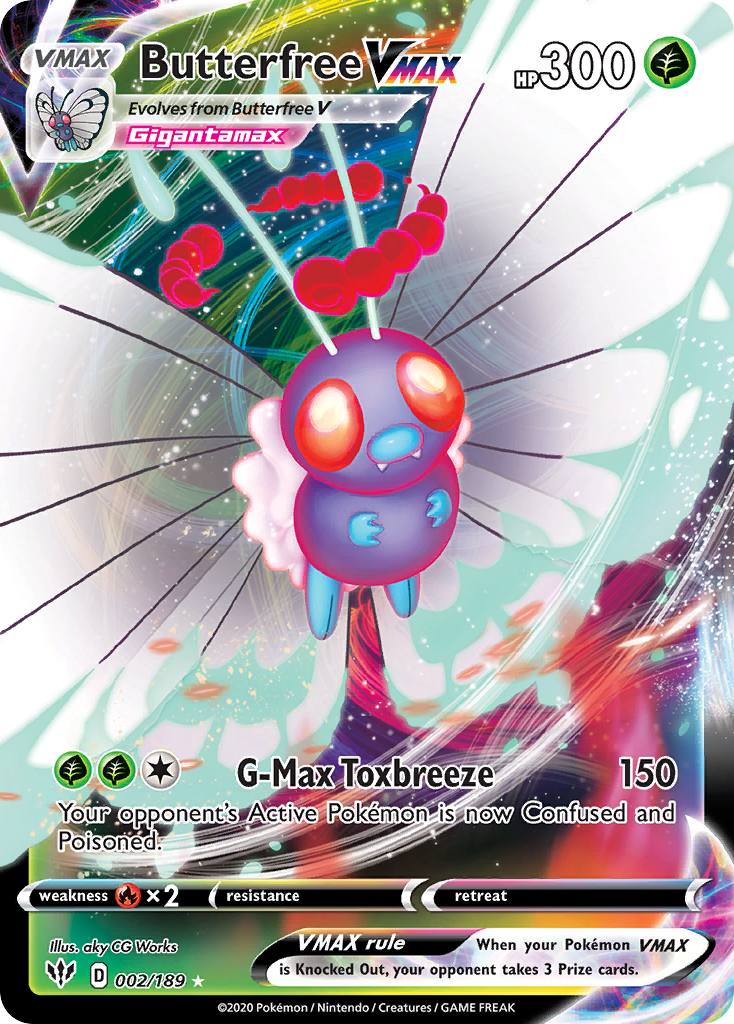 Butterfree VMAX (2/189) [SWSH03: Darkness Ablaze] - Deck Out Gaming