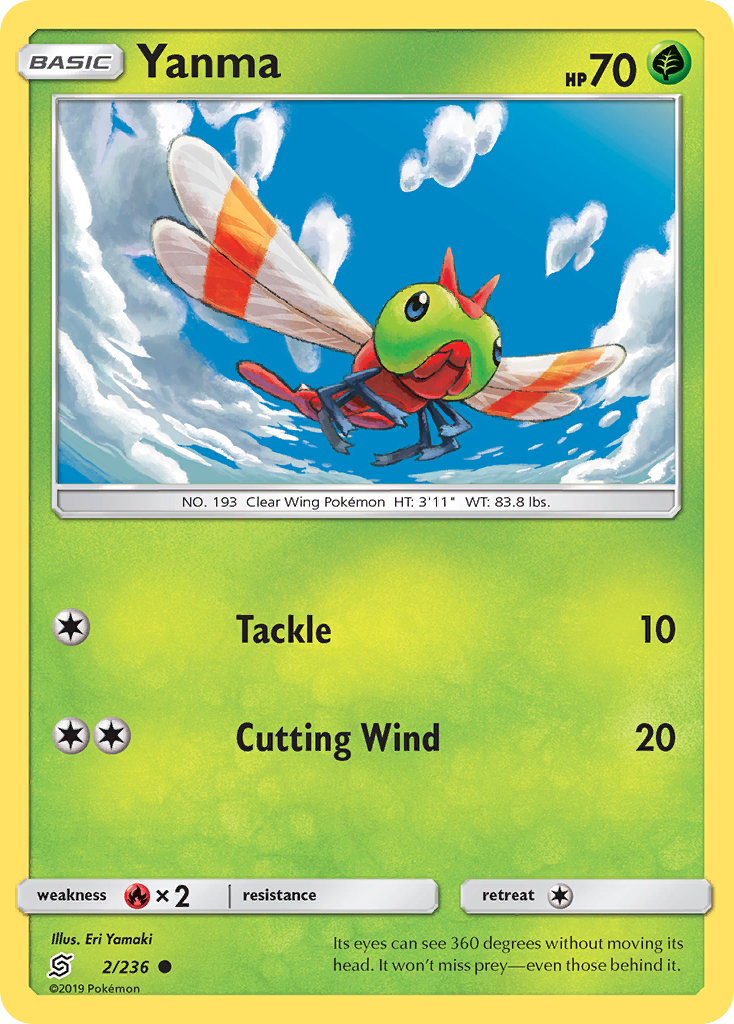 Yanma (2/236) [Sun & Moon: Unified Minds] - Deck Out Gaming