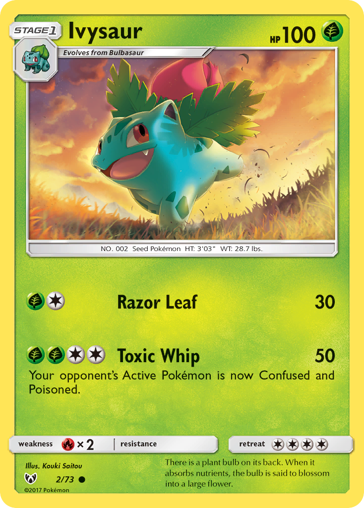 Ivysaur (2/73) [Sun & Moon: Shining Legends] - Deck Out Gaming