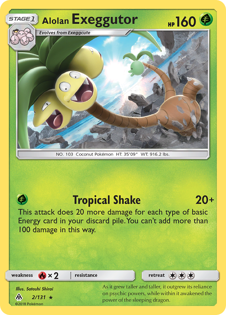 Alolan Exeggutor (2) [SM - Forbidden Light] - Deck Out Gaming