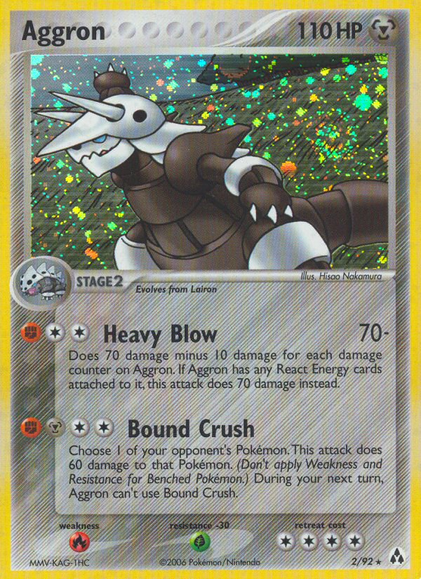 Aggron (2) [Legend Maker] Reverse Holofoil - Deck Out Gaming